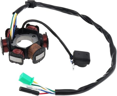 WANFANCE GY6 IGNITION STATAR ، MAGNETO 6 Coil 5 Wires for Engine Scooter Moped ATV GO KARTS (125cc to 150cc) in Kuwait