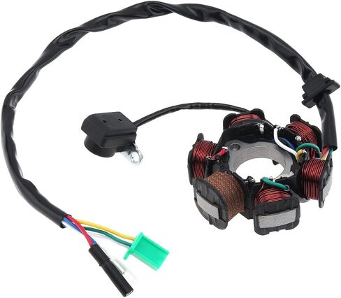 WANFANCE GY6 IGNITION STATAR ، MAGNETO 6 Coil 5 Wires for Engine Scooter Moped ATV GO KARTS (125cc to 150cc) in Kuwait