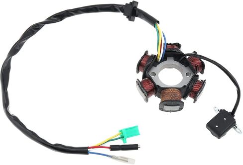 WANFANCE GY6 IGNITION STATAR ، MAGNETO 6 Coil 5 Wires for Engine Scooter Moped ATV GO KARTS (125cc to 150cc) in Kuwait