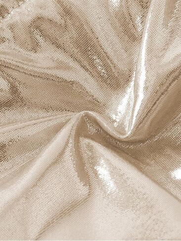Women's Metallic Triangle Halter Bikini Sets Shiny Tie Back Pearl String Two Piece Swimsuit Bathing Suit Set in Saudi Arabia