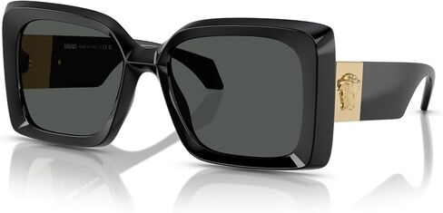 Versace Woman Sunglasses Dark Ruby Frame, Dark Grey Lenses, 54MM in Kuwait