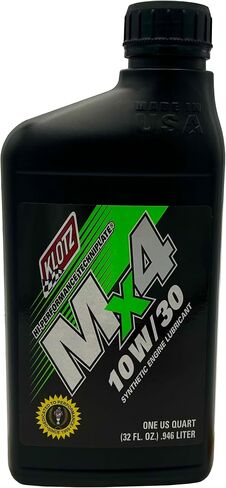 Klotz MX-4 TechniPlate, Hi-Performance Synthetic Motor Oil Lubricant for 4-Stroke Off-Road Racing Motorcycle & ATV Engines | 10W-40 – KL-860 – 1 Quart in Saudi Arabia