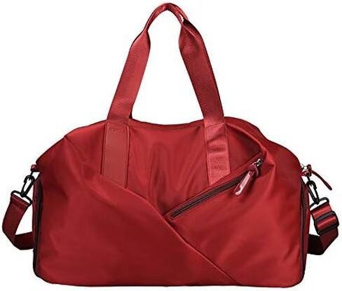 Gym Bag for Men & Women with Shoe Wet Compartment and Wet Pocket, Waterproof Sports Bags for Men, Weekender Overnight Bag, Sport Gym Tote Bags Swimming Yoga (Grey) in Saudi Arabia