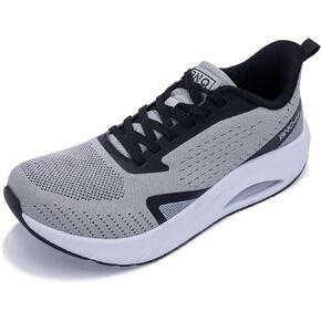 MEHOTO Wide Toe Box Shoes for Men Arch Support Air Running Shoes Tennis Fashion Walking Sneaker Wide Width Orthotic Shoe for Plantar Fasciitis Size 8-13