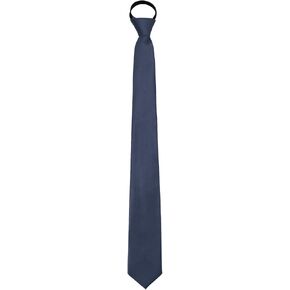 Mantieqingway Black Zipper Ties for Men Solid Color Pre Tied Adjustable Neckties for Wedding Graduation Business in Saudi Arabia