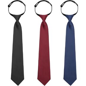 Ties for Women, Womens Tie Pre-Tied Clip on Necktie for Women Girls Shirt Uniform Suit Business School Party Church