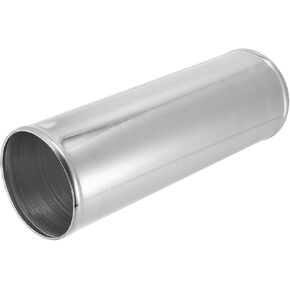 ACROPIX OD 4" 102mm Length 12" 300mm Aluminum Alloy Tube Intercooler Pipe Straight Air Intake Tube Silver Tone for Car Car Parts