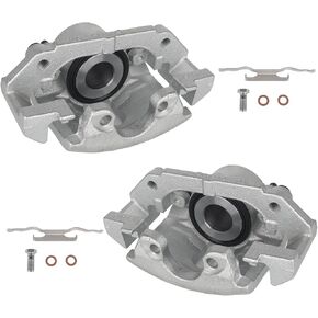 KUSATEC 18B4776 18B4777 Disc Brake Caliper with Bracket fit for Chrysler Town & Country Dodge Caravan/Grand Caravan 2001-2007/Voyager 2001-2003 2006-2007; Both Left and Right side
