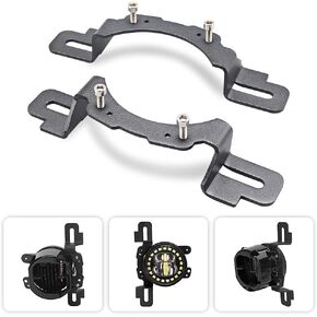 4 "في محول قوس مصباح ضباب LED ، فوج ضباب LED LED Light Pront Mount Brackets متوافقة مع Jeep Wrangler 2013-2018 Hard Rock ، Rubicon X ، Editions الذكرى العاشرة ، إصدار الذكرى 75
