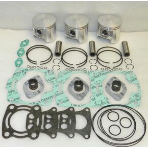 RAREELECTRICAL New Rebuild Kit Compatible With Std 84Mm Polaris 99-04 Genesis 03-04 Msx 140 00-01 Pro Slx 1200