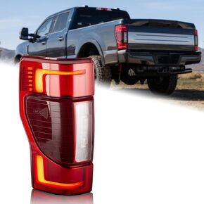 Halogen Type w/Bulbs Non-LED Tail Light Rear Lamp Assembly w/Blind Spot (Module NOT Included) Compatible for 2020 2021 2022 Ford F250/F350/F450 Super Duty Left Side LC3Z-13405-A FO2800279