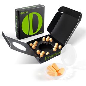 10Pairs Foam Earplugs Disposable Noise Reduction Ear Plugs, Hearing Protection Bulk Ear Plugs for Sleeping Shooting Range, Work, Travel,Concert Blue