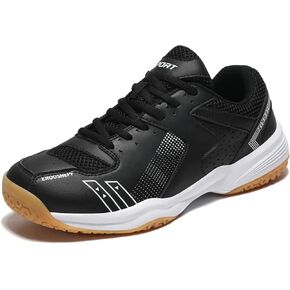 ASHION Pickleball Shoes for Men Tennis Shoes Sneakers for All Court Racquetball Athletic Shoes for Racquet Sport | Arch Support