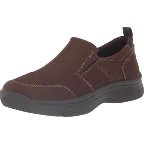 Nunn Bush Men's Mac Moccasin Toe Slip-on Lightweight Comfortable Leather Walking Shoe Loafer