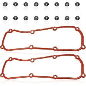 VS50599R Valve Cover Gasket Set Compatible with 2001-2011 D0dge Grand Caravan, Chrysler Town & Country, Jp Wrangler 3.3L 3.8L V6, Pacifica, Voyager, Routan – AVC281S Replacement