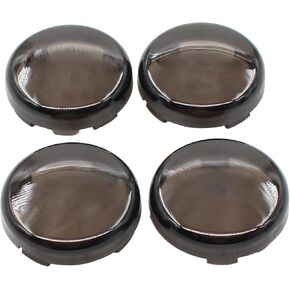 APPERIANPAR 4PCS الخلفي الأمامي خلفي إشارة Light Lens Cover Cover Cover Lense Cover Harley-Davidson Sportster Street Road King Softail