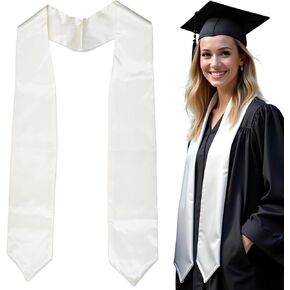 Graduation Stole 70" Long, Plain Graduation Sash for School, College, Honor Sash for Students, Unisex, Girls and Boys in Saudi Arabia