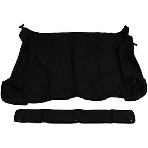 RAMPAGE PRODUCTS Tonneau Cover for Jeep Wrangler TJ | Black Denim, Vinyl | 761015 | Fits 1997-2006 Jeep Wrangler TJ