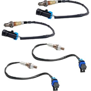 4PCS Oxygen Sensor Fit for 2012-2017 Chevy Colorado Traverse, GMC Canyon Acadia, Buick Enclave, Cadillac XTS 3.6L O2 Sensors Upstream & Downstream 234-4565 & 234-4566