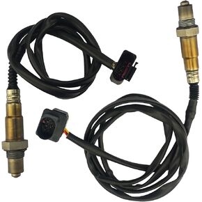 Downstream and Upstream Oxygen O2 Sensor fit for Volkswagen vw 2013-2014 Beetle, 2010-2014 Golf, 2005-2012 Jetta, 2012-2014 Passat, 2006-2009 Rabbit 2.5L 2PCS