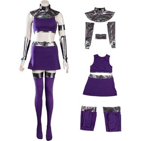 CosFantasy Women's Cosplay Costume Purple Uniform Outfits for Halloween C08732