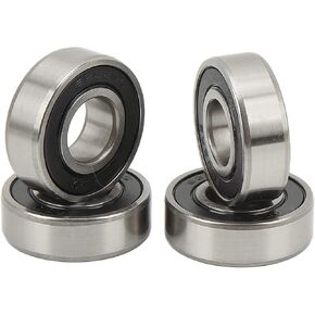4pcs Wheel Bearing 6202 -RS Chrome Steel Presentive for Coleman PowerSports CT200U CT200U - EX Trail 200 Mini Bike