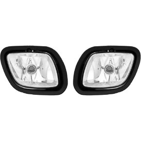2PCS Fog Light Assembly with Bulbs for FREIGHTLINER CASCADIA 2008-2017 Fog Light Lamp Bulbs Included,1 Pair