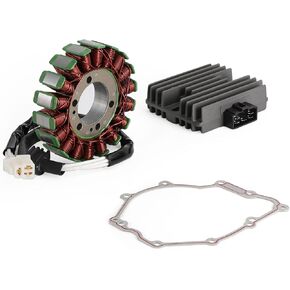 Artudatech Stator Regulator Rectifier Gasket Kit for Yamaha YZF R6 R6S RJ05 RJ09 2003-2009 OE Replacement Compatible with 5SL-81410, 5SL-81960, 5VX-15451