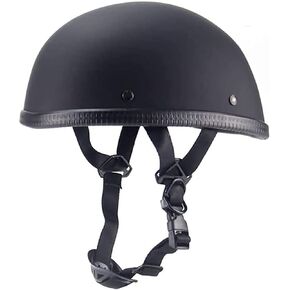 Retro Style Motorcycle Half Helmet - Classic Design Half Motorcycle Helmet, DOT Certified