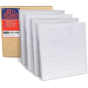 Cabin Air Filter 85151124 for Mack Anthem Granite Pinnacle Trucks Replace PA30325, WP10278, P636368, CAF24030, AF56060, 550278, 85112361 OIFILLIO Filter with Spongy Electrostatic Fiber 4pcs