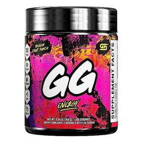 Gamer Supps, GG Energy Dragonfruit Punch (100 Servings) - Keto Friendly Gaming Energy and Nootropic Blend, Sugar Free + Organic Caffeine + Vitamins, Powder Drink