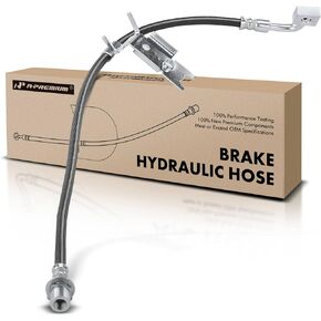 A-Premium Front Driver Brake Brake خرطوم هيدروليكي متوافق مع نماذج مختارة من Dodge و Chrysler-Charger 2012-2014 ، Challenger 2012-2015 ، 300 2012-2014 ، 3.6L-استبدل# 4779864AD