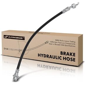 A-Premium Front Driver or Passenger Brake Hydraulic Hose Compatible with Select Lexus Models - IS300 2001 2002 2003 2004 2005 3.0L - Replace# 9094702A30