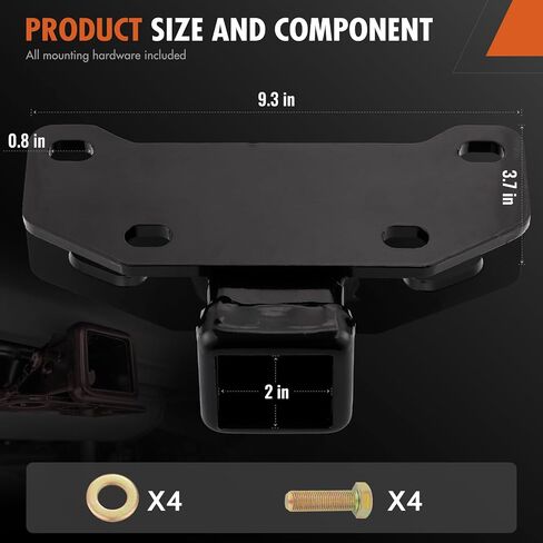 13034 Class 3 Trailer Hitch Receiver for Lexus GX460 2010-2024, 2" inch Hitch Receiver with Bolts Black Trailer Hitch with Anti-Rust Gloss Powder Coat in Saudi Arabia