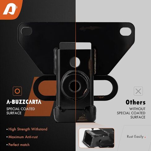 13034 Class 3 Trailer Hitch Receiver for exus gx460 2010-2024 ، 2 بوصة مستقبلات عقبة مع براغي أسود مقطورة مع معطف مسحوق اللمعان المضاد للداخ in Kuwait