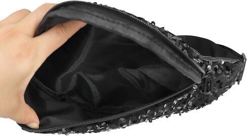 Women Girls Fanny Pack Fanny pack equins cercin crossbody belt balcs for Sports Daily ، Black a# in Saudi Arabia