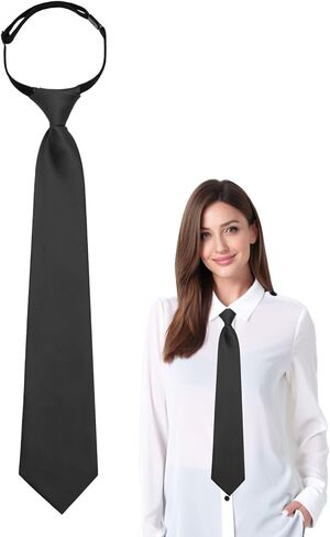 Ties for Women, Womens Tie Pre-Tied Clip on Necktie for Women Girls Shirt Uniform Suit Business School Party Church in Kuwait