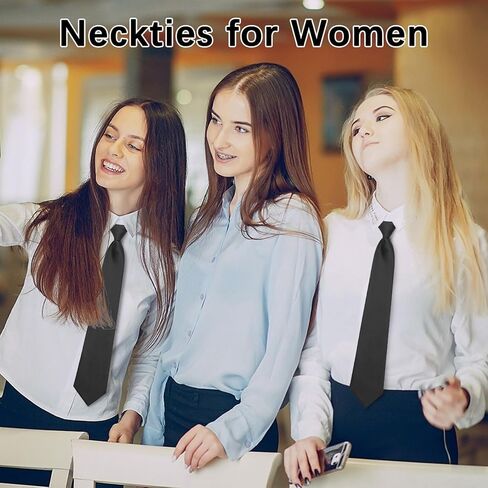Ties for Women, Womens Tie Pre-Tied Clip on Necktie for Women Girls Shirt Uniform Suit Business School Party Church in Kuwait