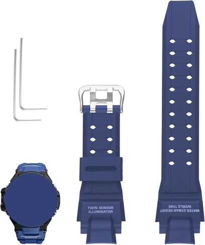 XIW Compatible for 16mm Casio 10493622 GA-1000 GA-1100 GW-A1000 GW-A1100 GW-4000 G-1400 GWA-1000 Resin Watch Band Replacement for women Wirstband Strap men wirst Bracelet in Kuwait