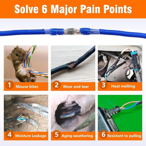 120 قطعة (7 مقاسات) مجموعة موصلات أسلاك اللحام المنكمشة بالحرارة عدة أسلاك إصلاح الأسلاك المقاومة للماء، موصلات الأسلاك المنكمشة بالحرارة، موصلات بعقب الأسلاك، موصلات الأسلاك، موصلات الأسلاك المنكمشة بالحرارة in Kuwait