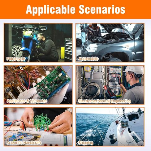 120 قطعة (7 مقاسات) مجموعة موصلات أسلاك اللحام المنكمشة بالحرارة عدة أسلاك إصلاح الأسلاك المقاومة للماء، موصلات الأسلاك المنكمشة بالحرارة، موصلات بعقب الأسلاك، موصلات الأسلاك، موصلات الأسلاك المنكمشة بالحرارة in Kuwait