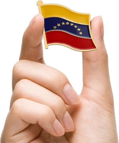 12/50/100Pcs Bolivarian Republic of Venezuela Flag Pins Bulk Enamel Souvenir- Metal Venezuela Lapel Pin Brooch Badge for Men Women Clothes Bags Hats in Saudi Arabia