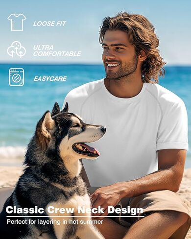 3 حزمة من القمصان القطنية الكبيرة والطويلة L-5XL تمرين Raglan القمصان القصيرة القمصان الرياضية TEES الصيف غير الرسمية in Saudi Arabia