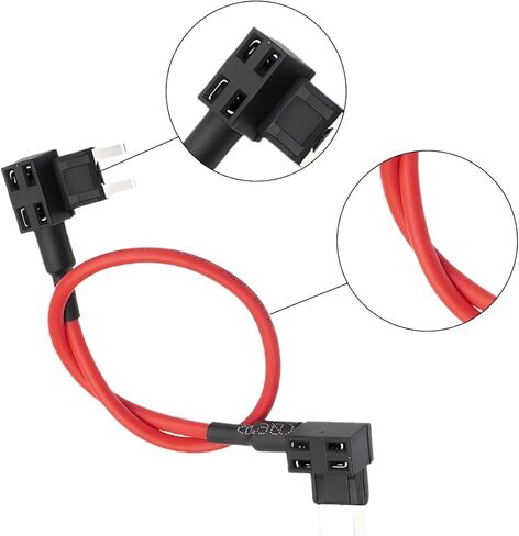 Car TIPM Bypass Cable, Repair Fuel Pump Relay Kit, Vehicle Fuel Pump Relay Wiring Set with 5Pcs Fuses Clip, Auto Fuse Holder Adapter Accessories Compatible with 1500 2500 3500 in Kuwait