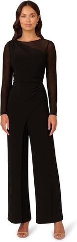 Adrianna Papell Womens Jersey Combo Jumpsuit in Saudi Arabia