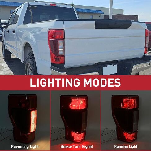 Halogen Type w/Bulbs Non-LED Tail Light Rear Lamp Assembly w/Blind Spot (Module NOT Included) Compatible for 2020 2021 2022 Ford F250/F350/F450 Super Duty Left Side LC3Z-13405-A FO2800279 in Saudi Arabia