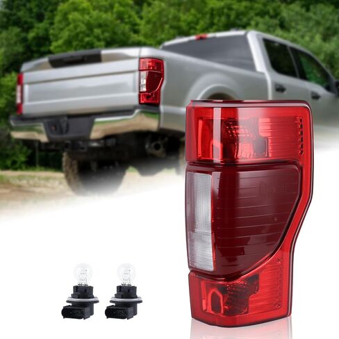 Halogen Type w/Bulbs Non-LED Tail Light Rear Lamp Assembly w/Blind Spot (Module NOT Included) Compatible for 2020 2021 2022 Ford F250/F350/F450 Super Duty Left Side LC3Z-13405-A FO2800279 in Saudi Arabia