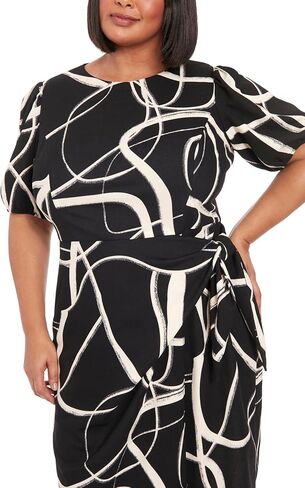 London Times Women's L/S Shirt with Sarong Detail in Saudi Arabia