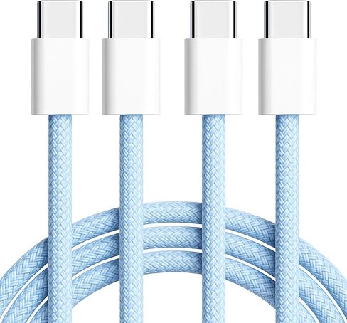 2 في 1 لكابل Apple USB إلى USB C (3.3FT/60W)، محول CarPlay لهاتف iPhone 15، كابل USB C مجدول لـ CarPlay، Android Auto، iPhone 15/15 Plus/15 Pro Max، iPad Pro/Air/Mini، جهاز التحكم عن بعد لتلفزيون أبل 3 in Saudi Arabia
