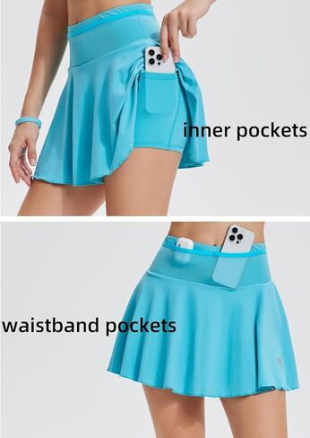 AFZ Tennis Skirts for Women with Back Pocket Pleated High Waisted Athletic Skirt Lightweight Golf Skort for Workout Running in Kuwait